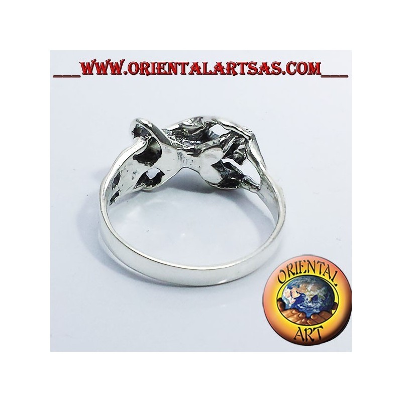 Anillo de plata erótico Kamasutra 69