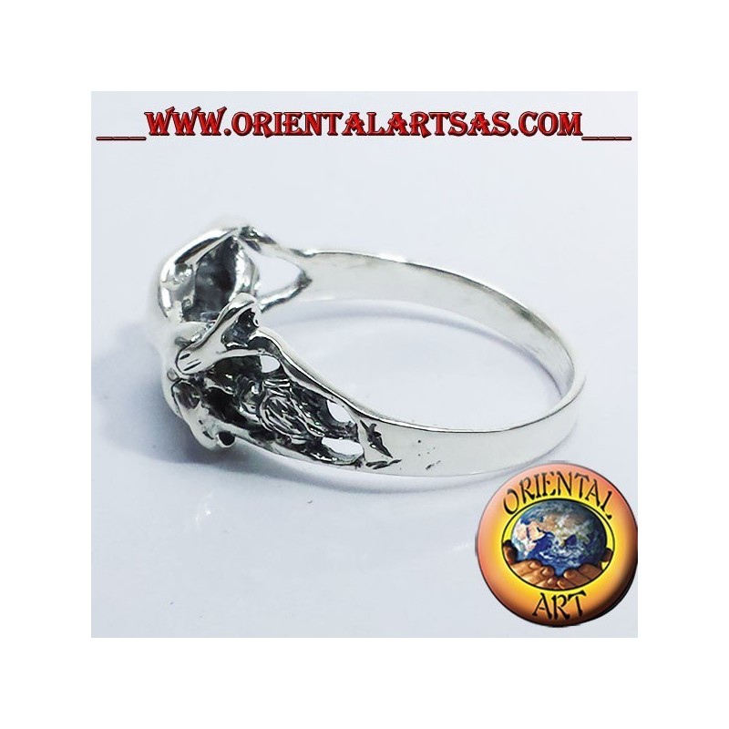 Anillo de plata erótico Kamasutra 69