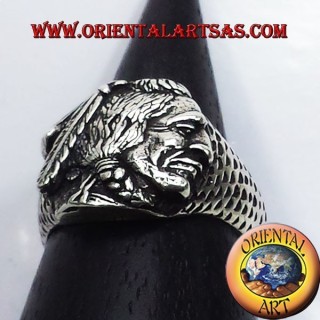 Anello Indiano nativi  in argento  Lakota, Apache, Sioux 