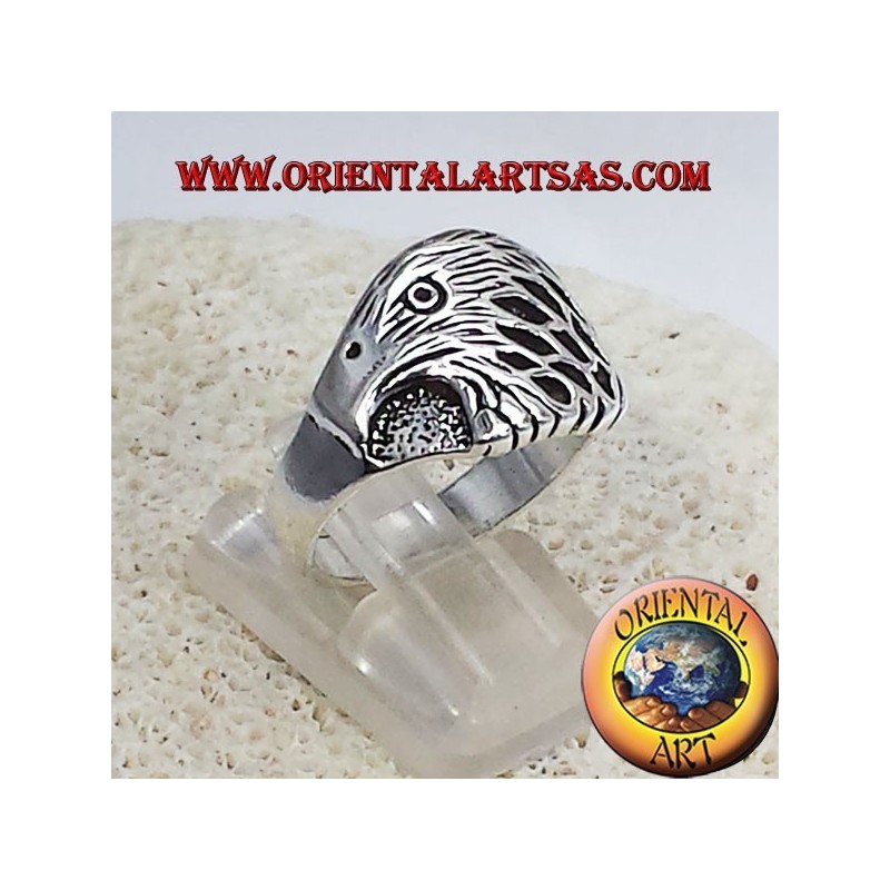 Anello Aquila in argento