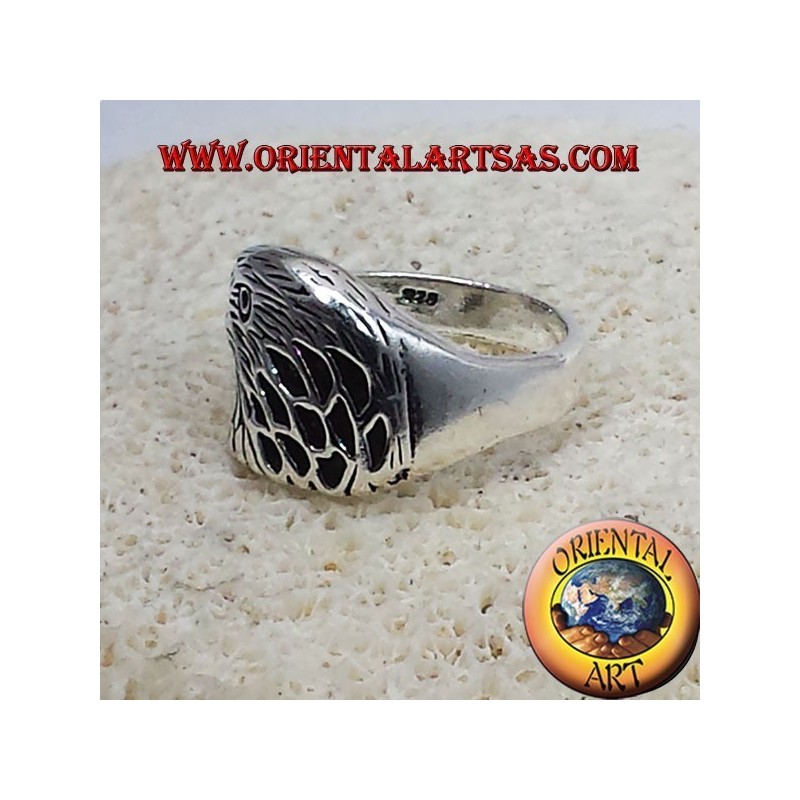 Anello Aquila in argento