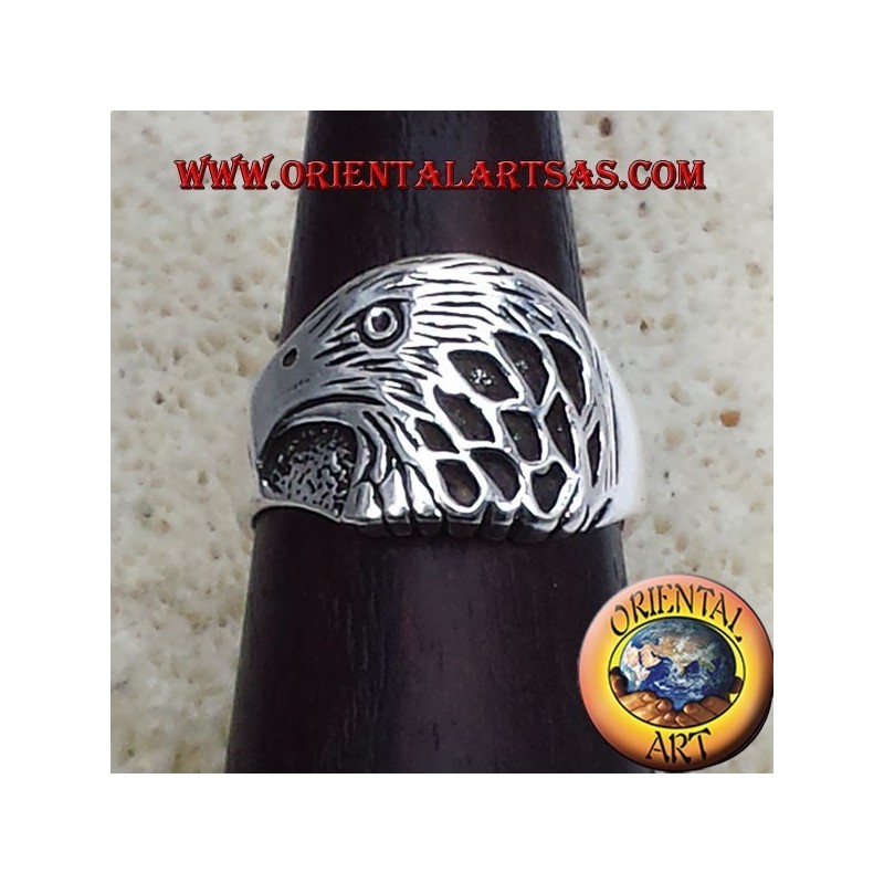 Anello Aquila in argento