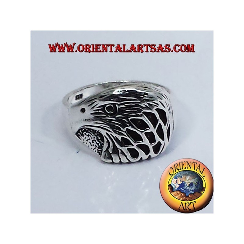 Anello Aquila in argento