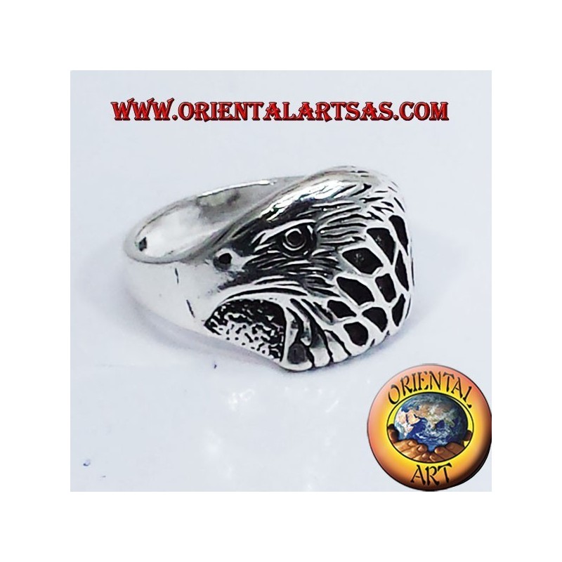 Anello Aquila in argento