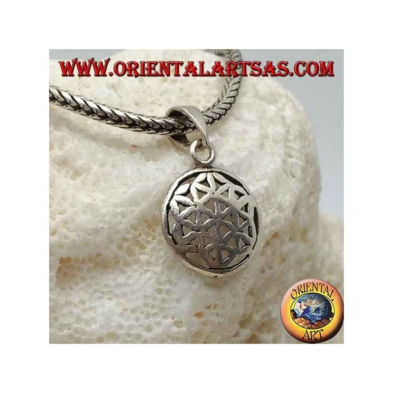 Pendentif en argent, fleur de vie (petite)