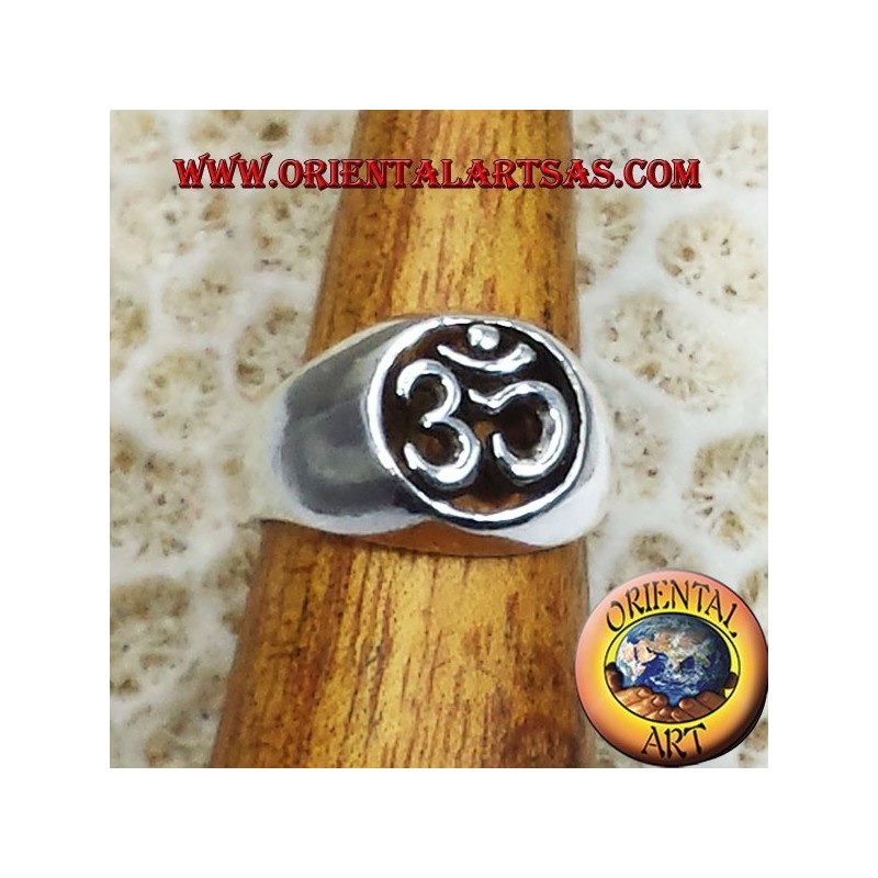 Om Silber Ring durchstochen Silber