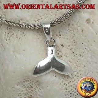 Pendentif en argent queue de baleine petit pendentif