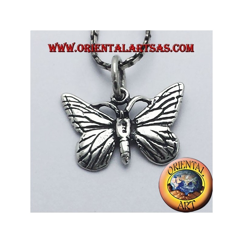 Silver pendant Butterfly 925