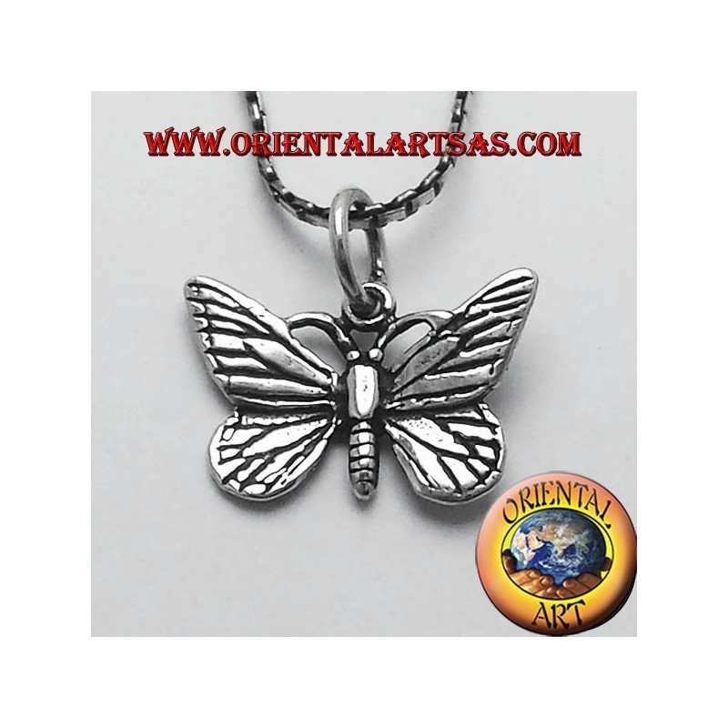 Silber Anhänger Schmetterling 925