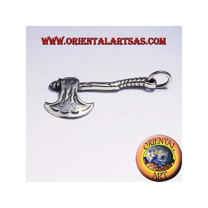 Medieval Celtic Axe Silber Anhänger