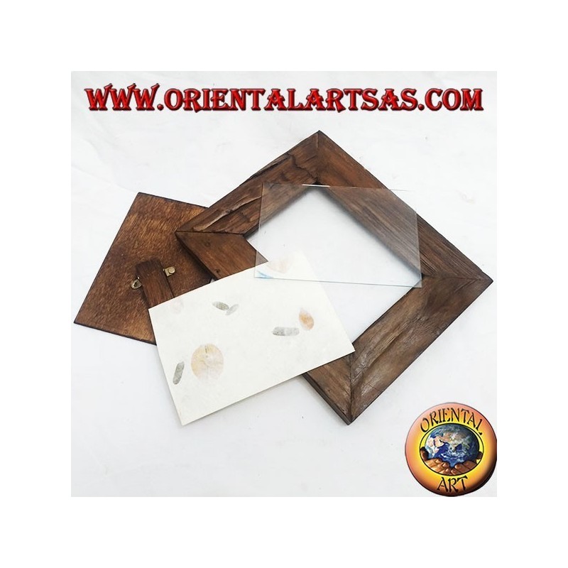 25x20 cm antique teak wood photo frame
