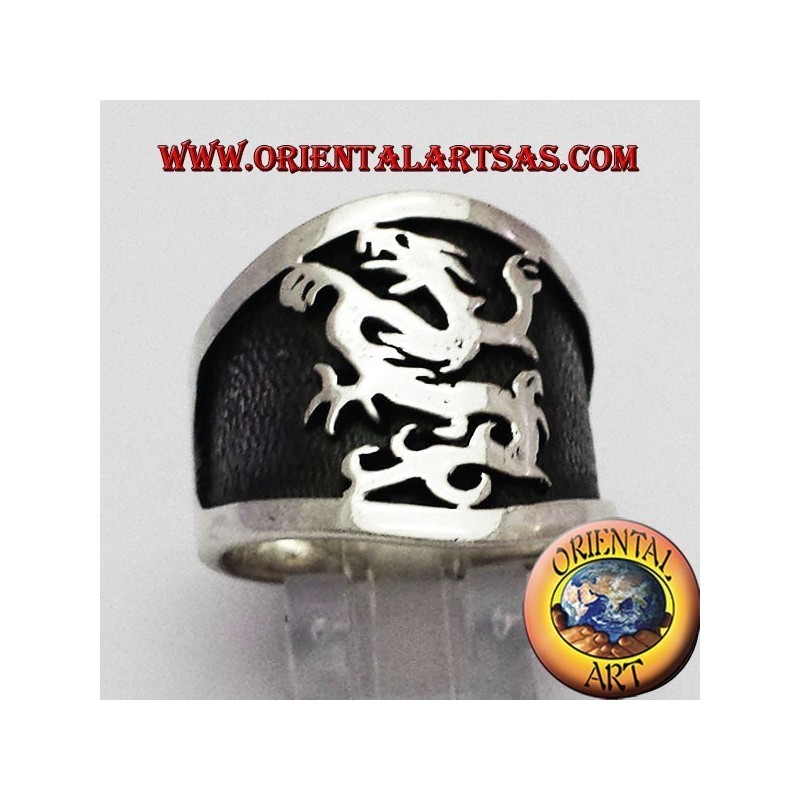 Breitbandring Silber Greifs