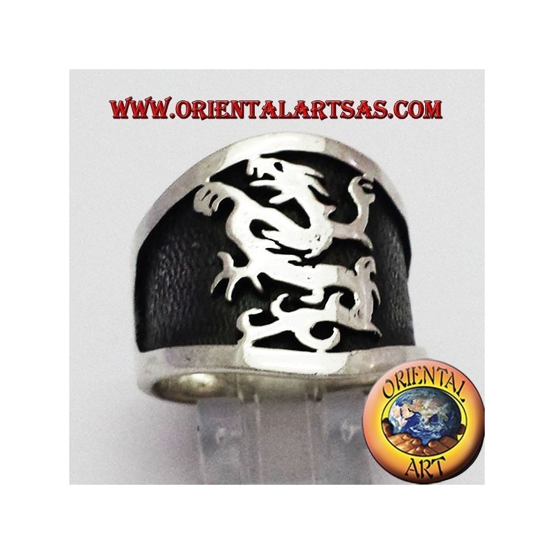 Breitbandring Silber Greifs