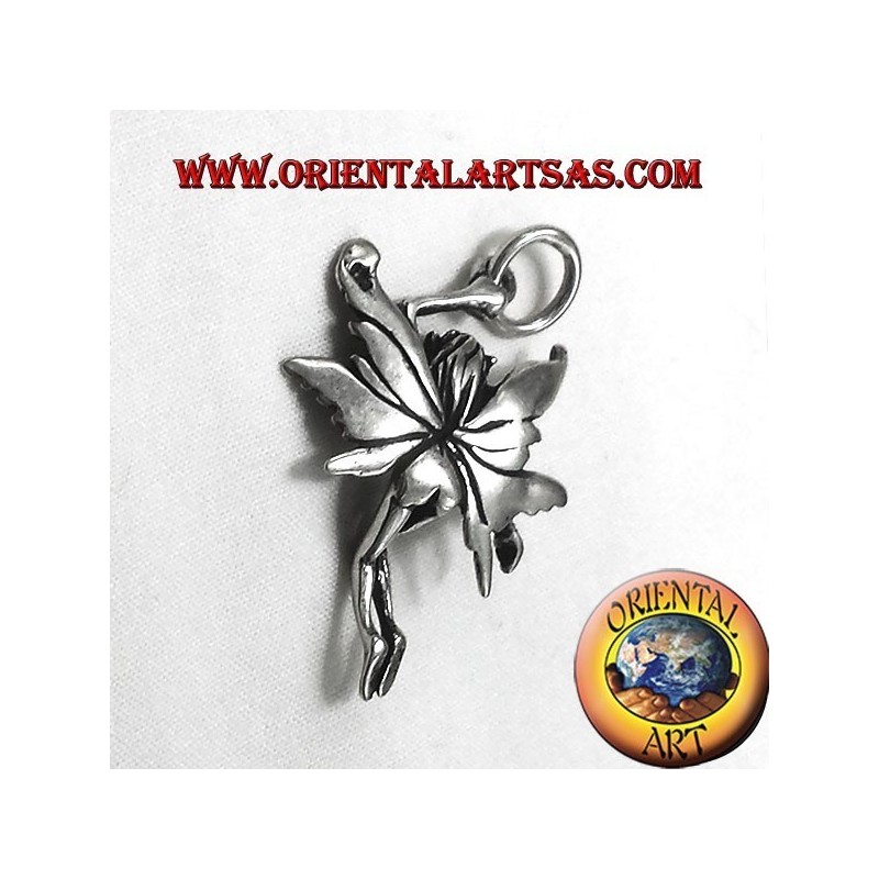 ciondolo fatina in argento 925 