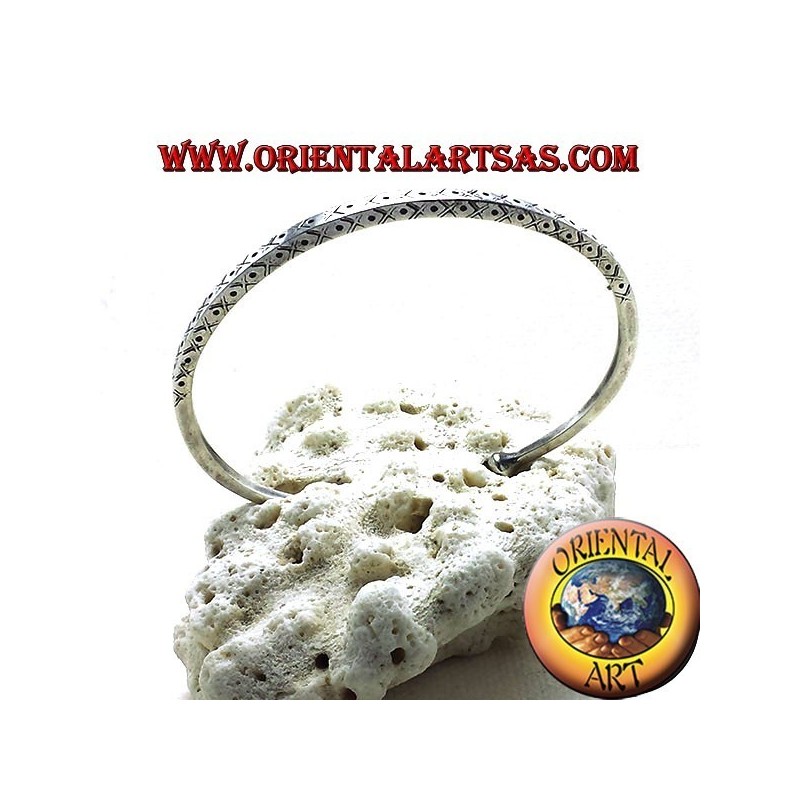 Starre Armband Handarbeit Silber