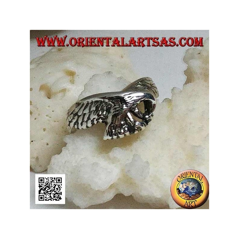 Anillo de plata, patrullando el águila (pequeña)