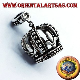 Pendant Crown Heraldry (Lily) Silver