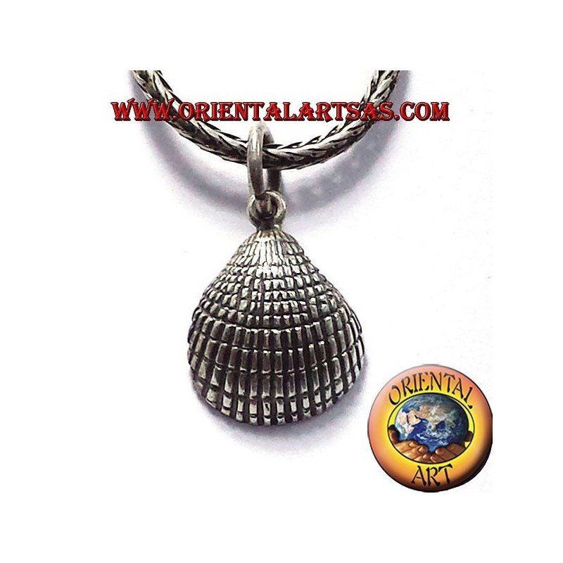 coquille pendentif en argent