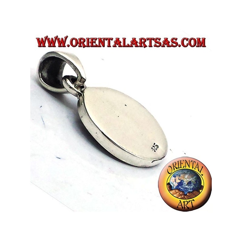 colgante de la cabeza de caballo medalla de plata