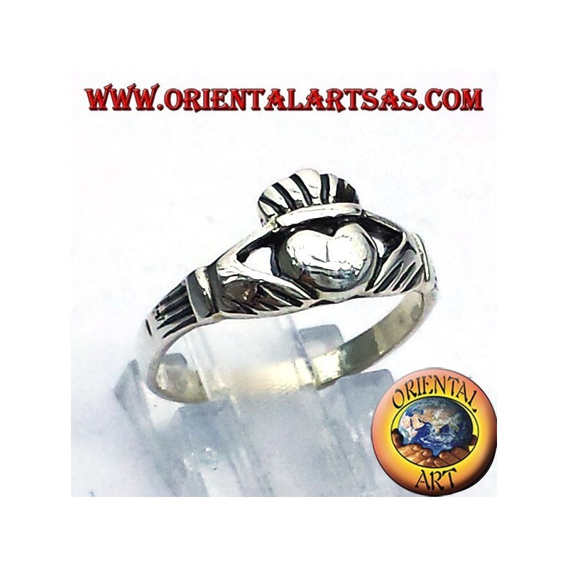 Silber Claddagh Ring 925