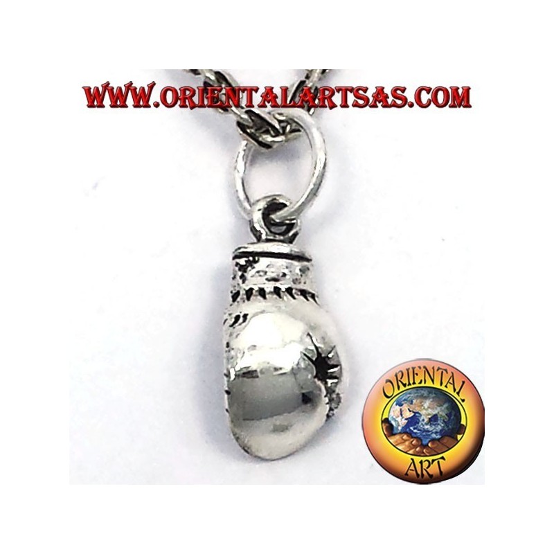 Pendentif argent gant boxeur
