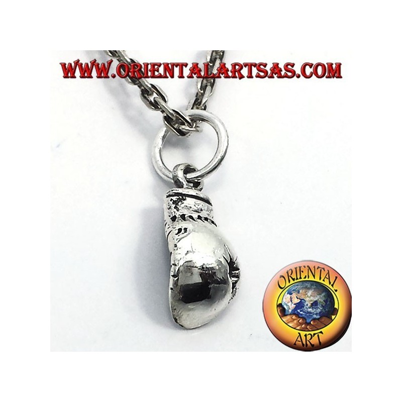 Colgante de plata del guante del boxeador