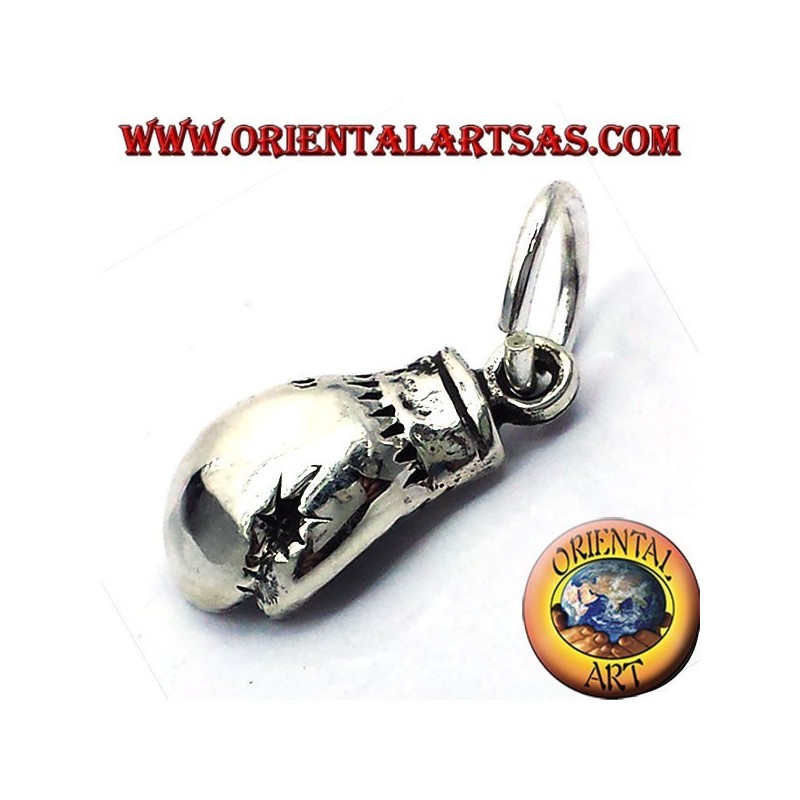 Pendant silver glove boxer