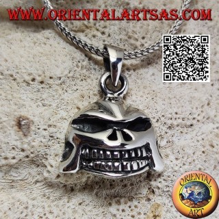 Pendentif tête de mort de style Star Wars Darth Vader en argent