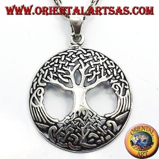 Tree of Life Pendentif grand argent