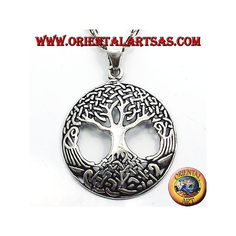 Tree of Life Pendentif grand argent