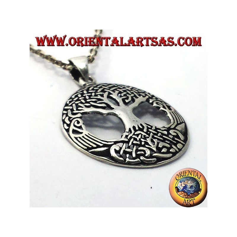 Tree of Life pendant big silver