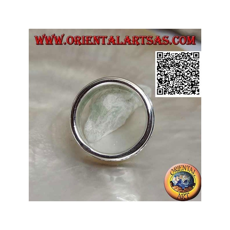Anti-stress rotating silver ring, with a series of jumping dolphins in bas-relief