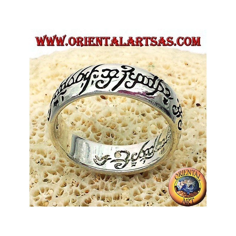 señor registro de los anillos en plata