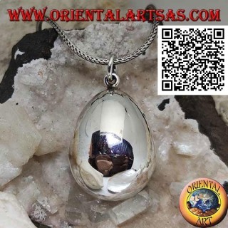 Pendant in silver "call of the angels" in the shape of an egg