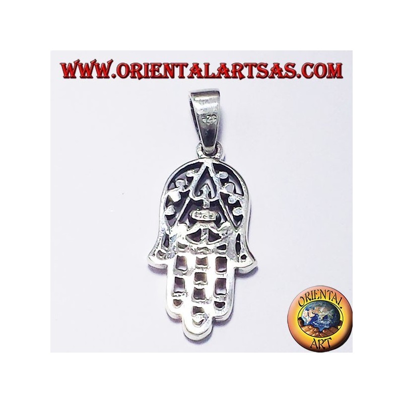 pendentif, main de Fatima, argent