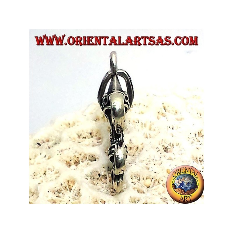 Pendant Lily (heraldry) Double-sided Silver