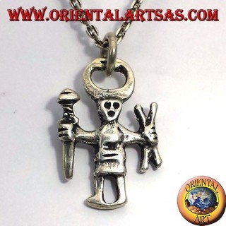 Odin silver pendant, Einherjar