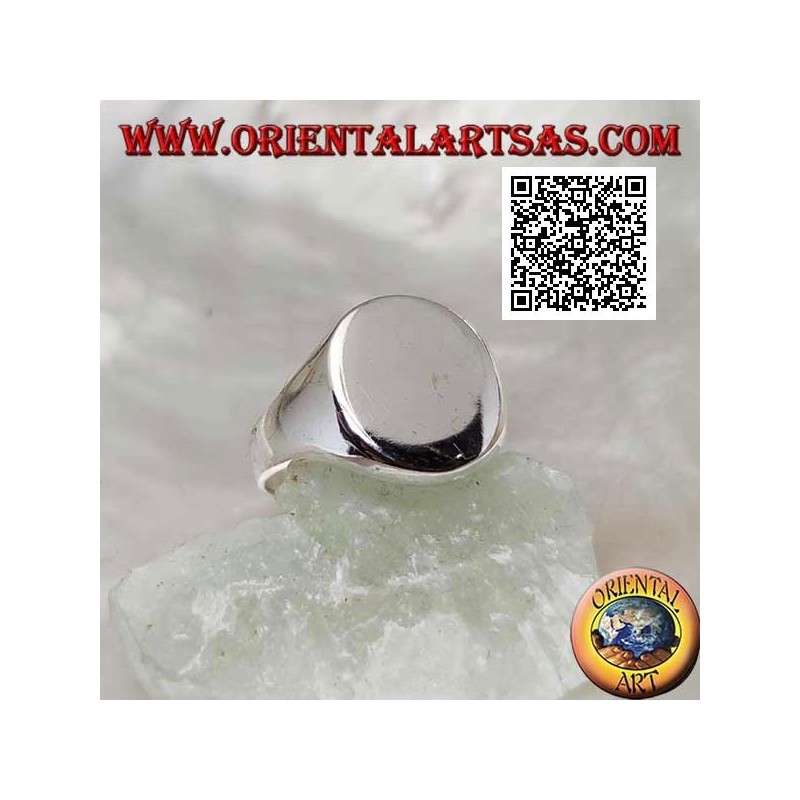 Silberner Phalanxring oder glatter Chevalier Pinky (Gravur auf Anfrage)