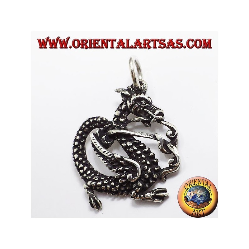 Drachen Anhänger Silber 925