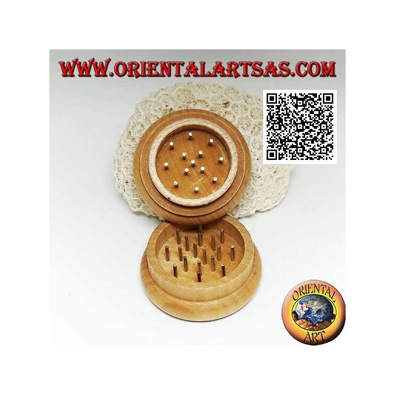Grinder tritatabacco in legno di pino con immagine di Bob Marley, da 5 cm Ø (2)