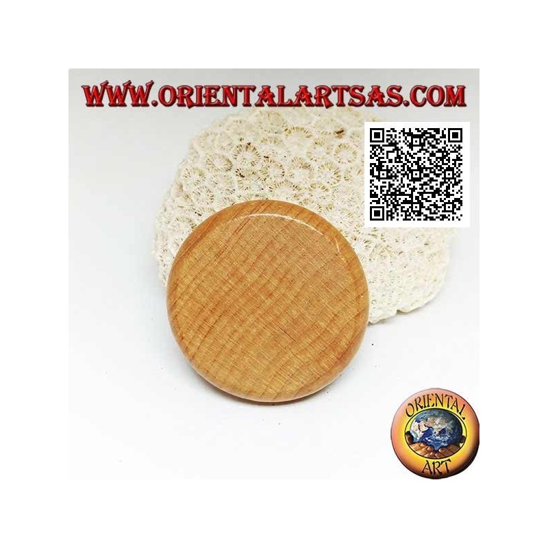 Tobacco grinder in pine wood with image of Bob Marley, 5 cm Ø (4)