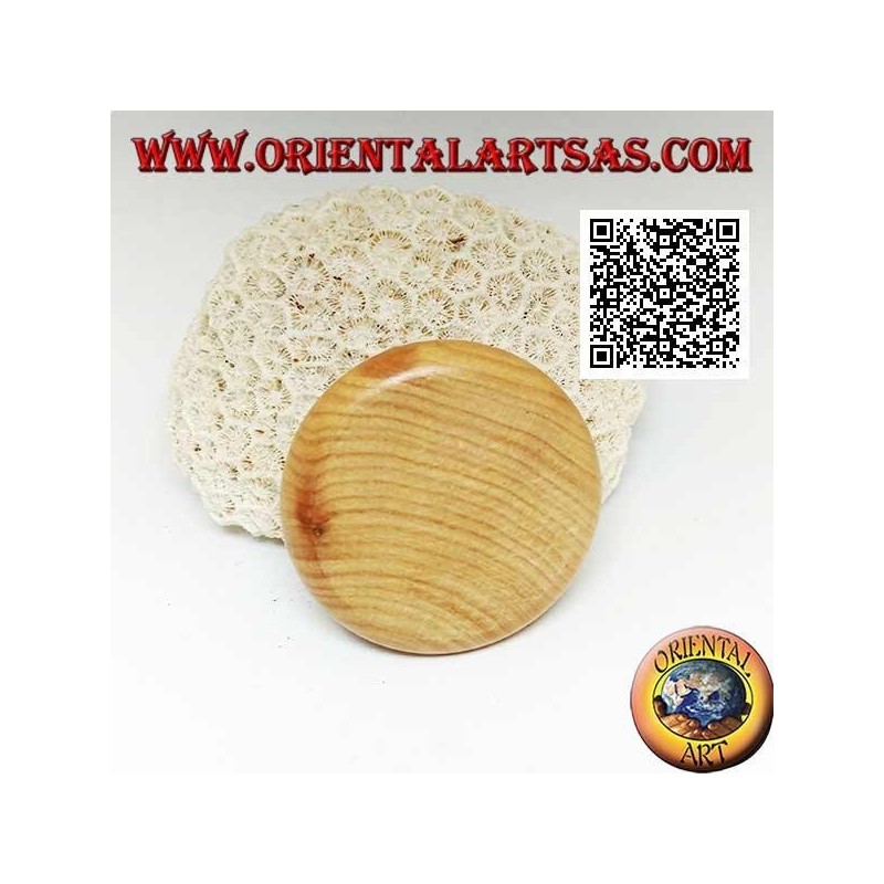 Tobacco grinder in pine wood with image of Bob Marley, 5 cm Ø (5)