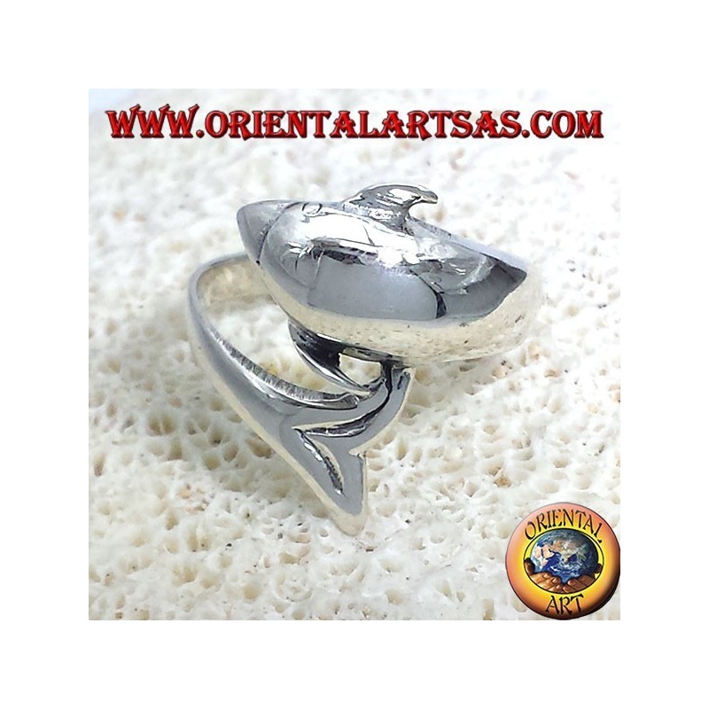 Dolphin Ring aus Sterlingsilber