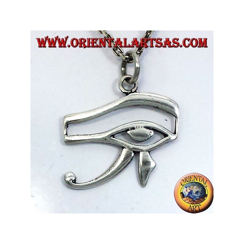 ciondolo in argento occhio di Horus o occhio di Ra