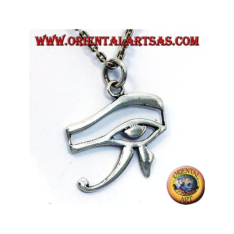 ciondolo in argento occhio di Horus o occhio di Ra