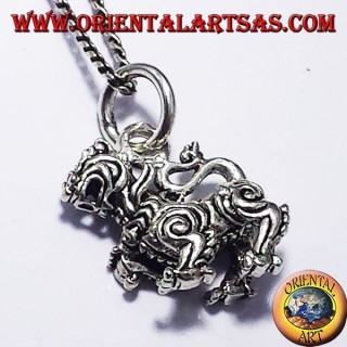 Pendant Thai Singha (Lion), silver