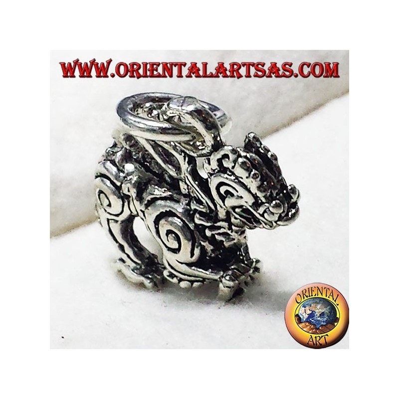 Pendentif Thai Singha (Lion), argent