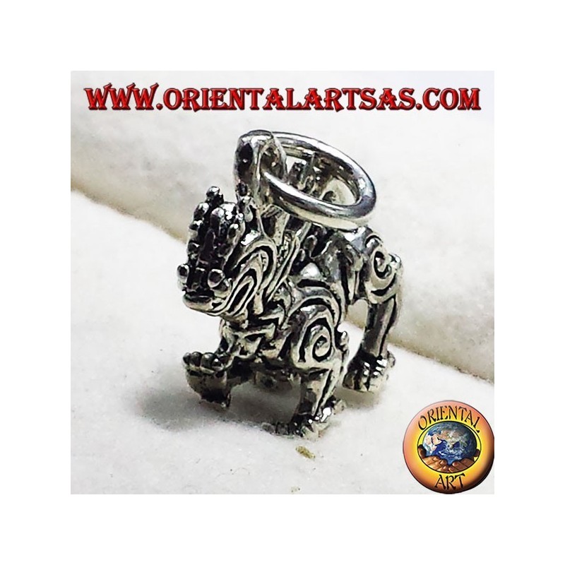 Pendant Thai Singha (Lion), silver