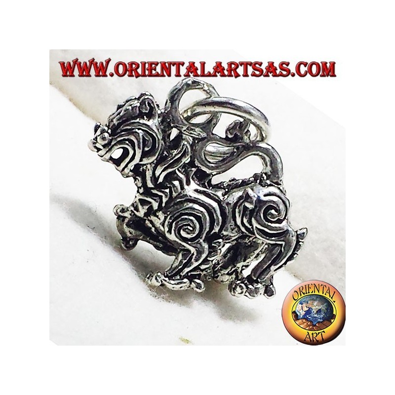 Anhänger Thai Singha (Löwe), Silber