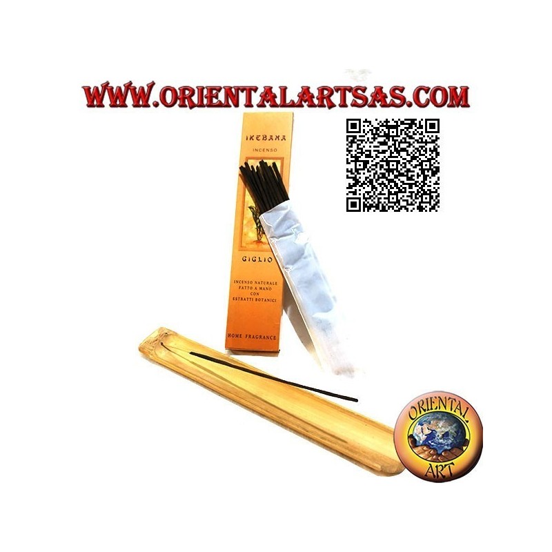 Incenso "Ikebana" naturale con estratti botanici all'aroma di Giglio (20 sticks)
